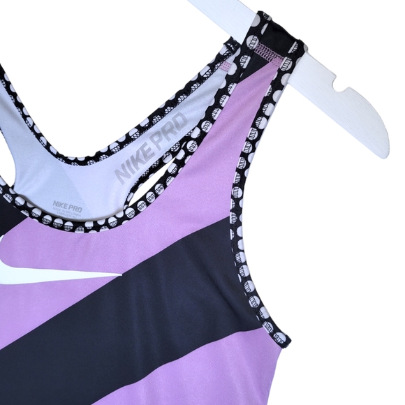 Nike Pro | Stipe & Polka Dot Tank Top | Size Small - Picture 6 of 8